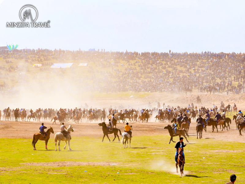 Folk games in Uzbekistan - Kupkari
