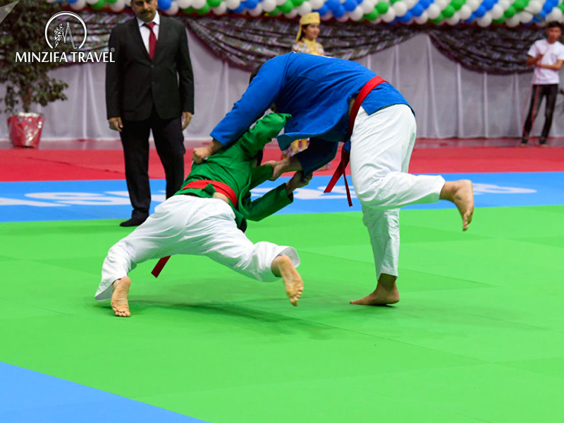 Kurash is a national competition in Uzbekistan