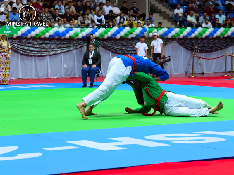 Kurash is a national competition in Uzbekistan