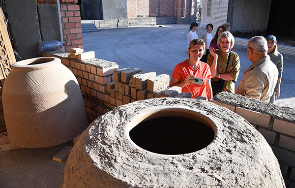 An "Eternal City" for artisans is being built in Samarkand